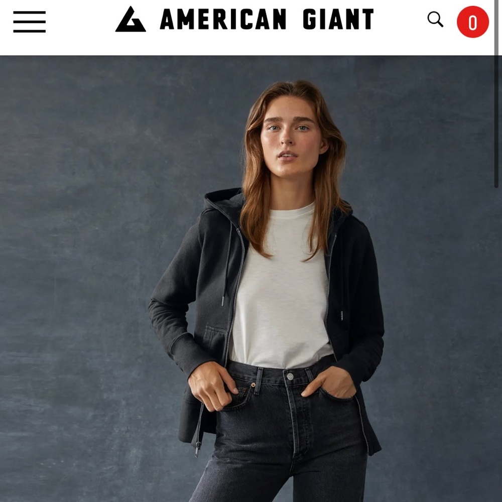 American Giant classic hoodie
